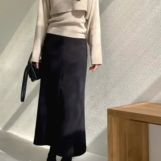 [BUNJANG] Moabinn Boatneck Bolero Knit / 모아빈 보트넥 볼레로 니트