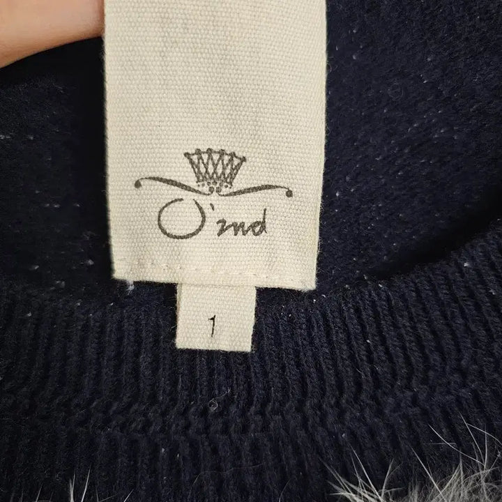 [BUNJANG] Osecccon Rabbit Fur Knit Navy / 오즈세컨 토끼털 니트 네이비