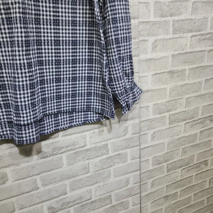 [BUNJANG] Checkered Blouse / ㄹ255 체크 블라우스 150