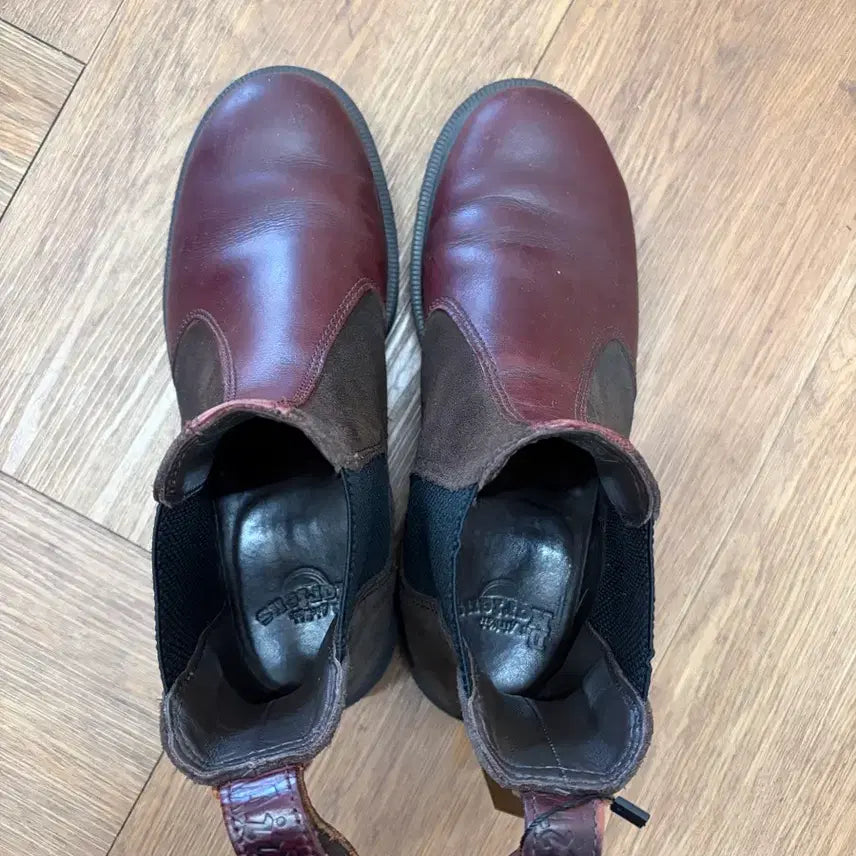 [BUNJANG] Dr. Martens 2976 Cherry Red Chelsea Boots / N12. 닥터마틴 2976 체리브라운 첼시부츠