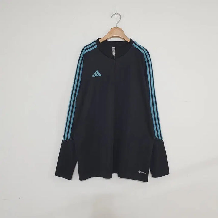 [BUNJANG] Adidas Tri-Stripe Half-Zip Pullover Jersey / 세일)No.26021206 아디다스 삼선 하프집업 져지 반집업맨투맨