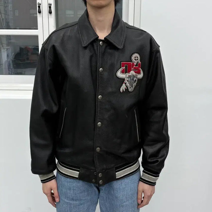 [BUNJANG] Avirex Leather Jacket / 아비렉스 레더 자켓