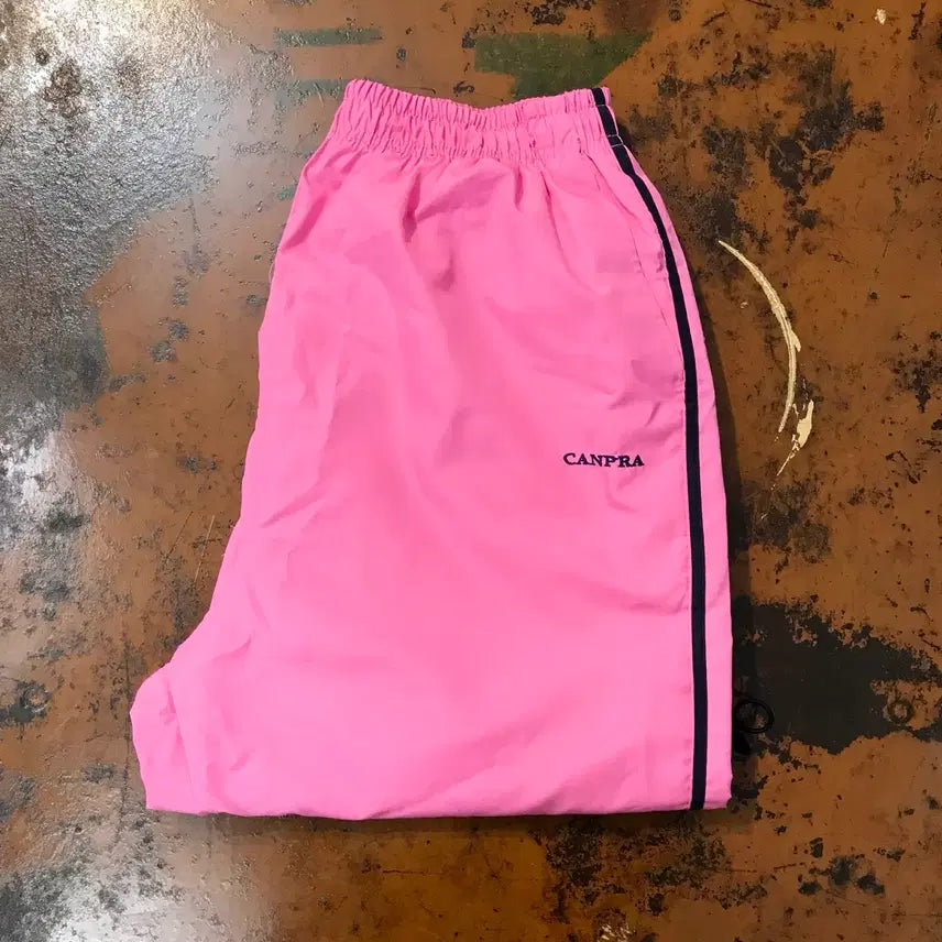 [BUNJANG] Vintage Pink Nylon Bounding Jogger Pants / VTG 빈티지 핑크 나일론 밴딩 조거 팬츠 허리 24 27 사이즈
