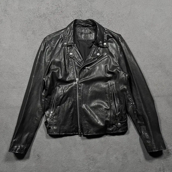 [BUNJANG] John Varvatos Lambskin Leather Rider Jacket / Jhon Varvatos 존 바바토스 레더 라이더 자켓