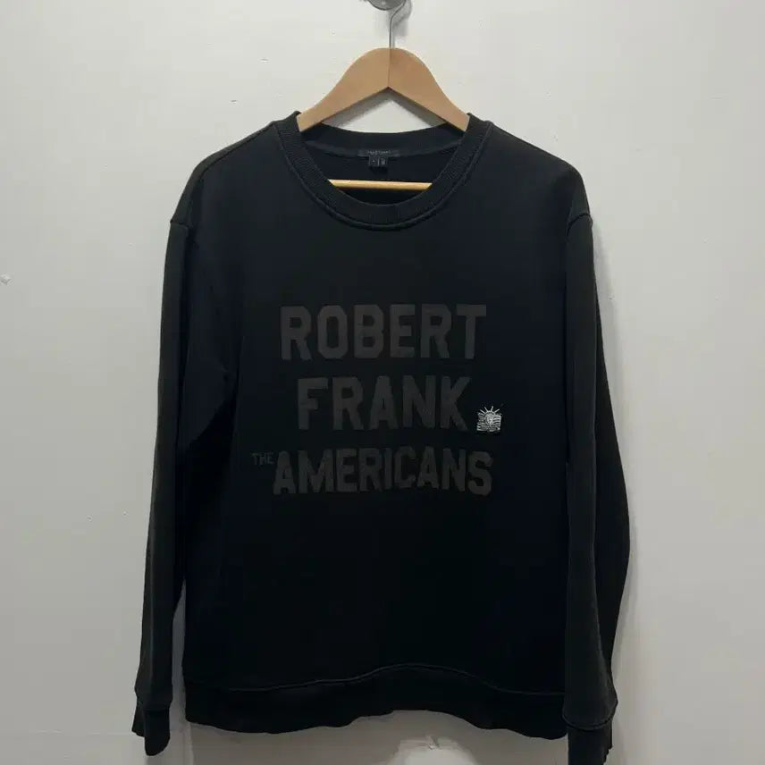 [BUNJANG] Jill Stuart Robert Frank Sweatshirt Black M / 질스튜어트 로버트프랭크 맨투맨 블랙 M