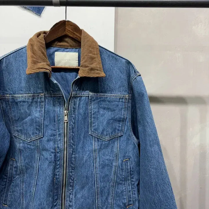[BUNJANG] Lafayette Store Street Two-Way Denim Work Jacket / (95) 라퍼지스토어 스트릿 투웨이 카라 데님 트러커 워크자켓