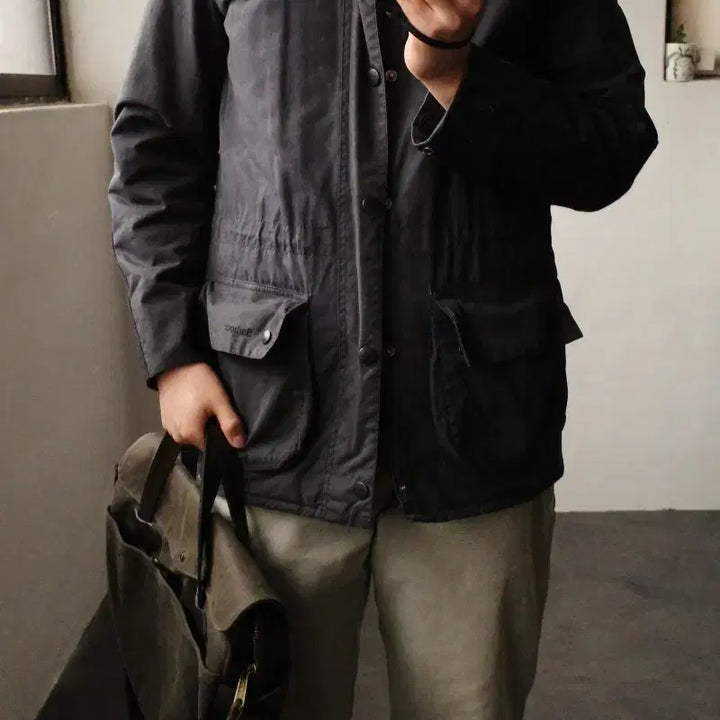 [BUNJANG] Barbour Durham Tweed Waxed Jacket / 바버 durham 왁스 자켓
