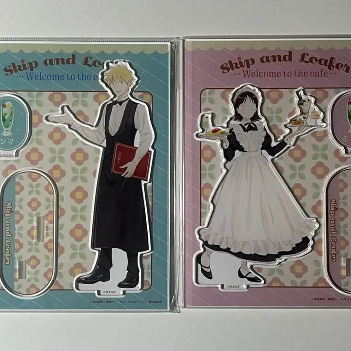 [SOLD OUT] 스킵과 로퍼 카페 메이드 아크릴 스탠드 미츠미 시마 공식 굿즈 순정만화