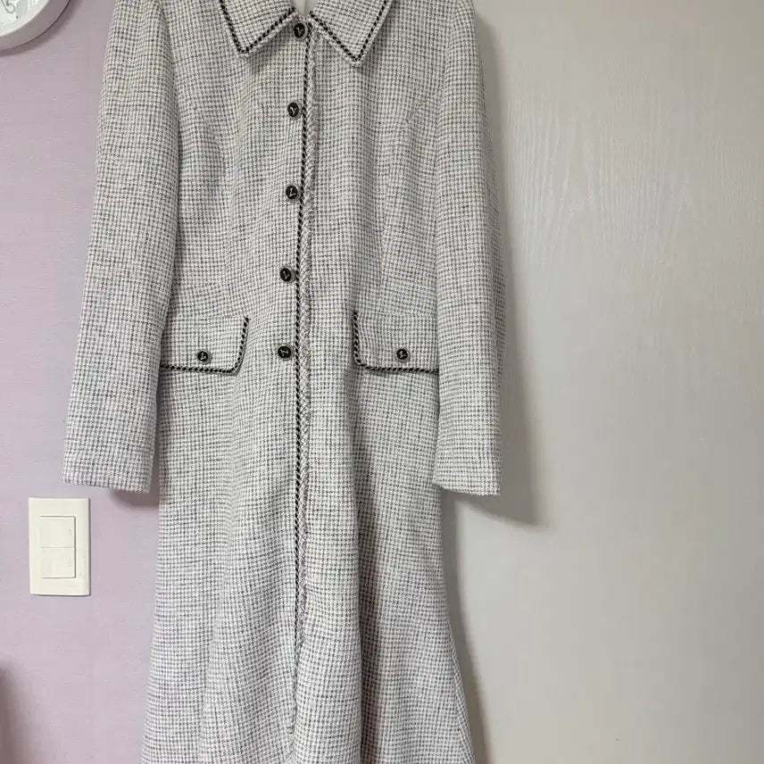 [BUNJANG] Line Edition Tweed Dress Size 66 / 라인어디션 트위드 원피스 66사이즈 하객룩