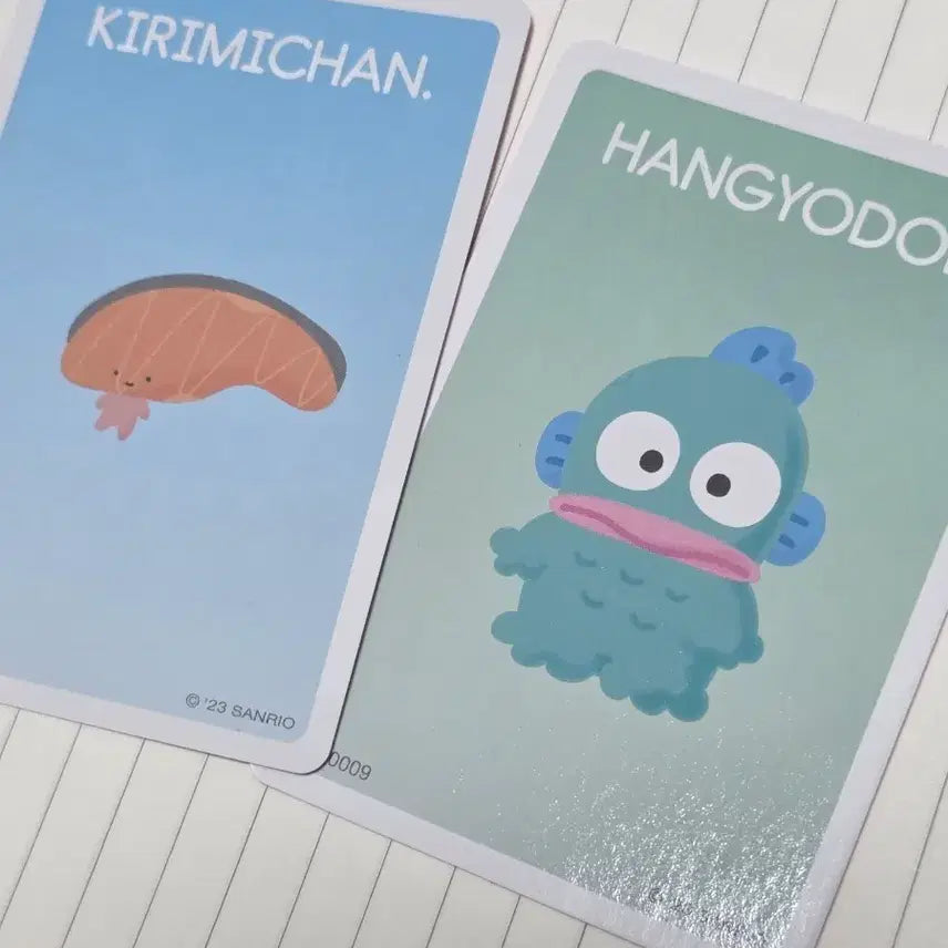 [BUNJANG] Sanrio Kirimi / Hangyodon Card Set / 산리오 키리미/한교동 카드