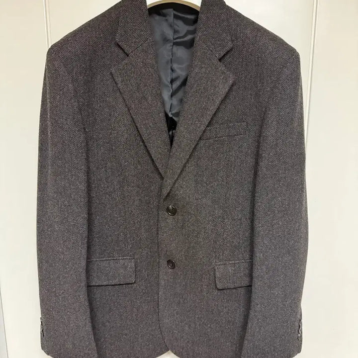 [BUNJANG] Tngt Herringbone Wool Jacket Deep Brown Size 105 / Tngt 울 헤링본 자켓 딥브라운 105 사이즈