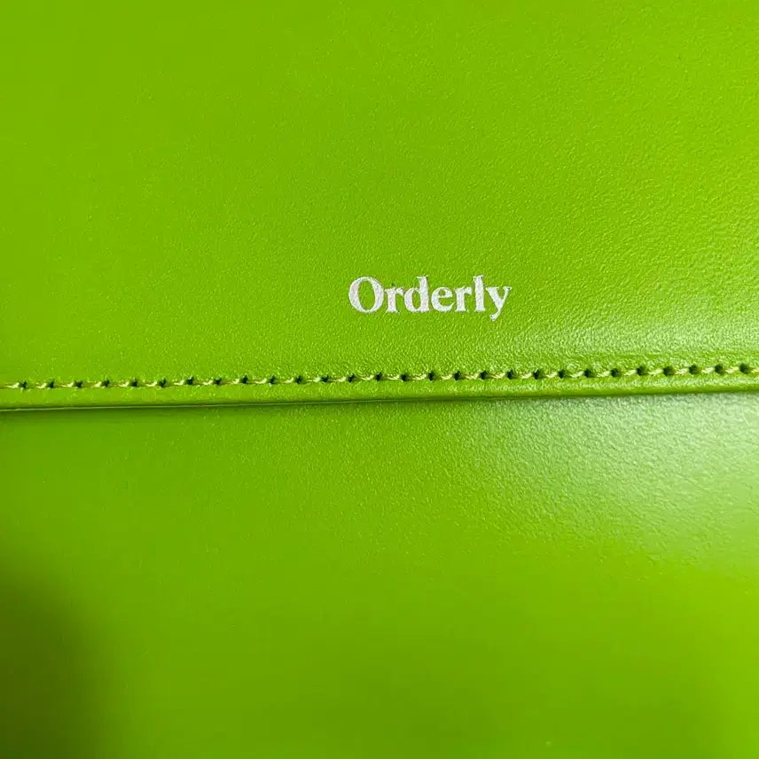 [BUNJANG] Orderly Green Leather Shoulder Bag / [새상품] 소가죽 올더리 Orderly 그린 숄더백