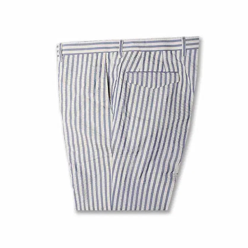 [BUNJANG] Ring Jacket Striped Seersucker Trouser Pants / 링자켓 [Ring Jacket RJ] 스트라이프 씨어서커 트라우저 팬츠
