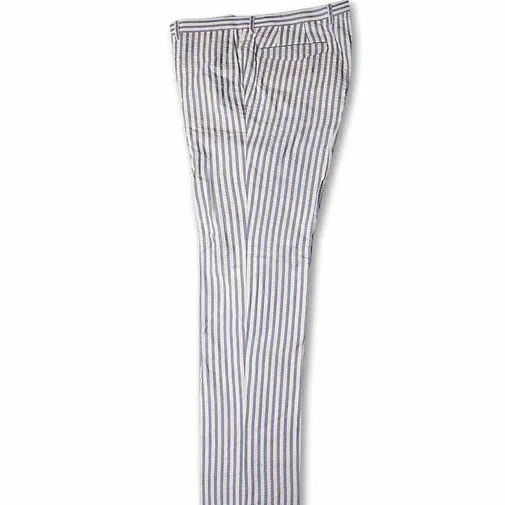 [BUNJANG] Ring Jacket Striped Seersucker Trouser Pants / 링자켓 [Ring Jacket RJ] 스트라이프 씨어서커 트라우저 팬츠