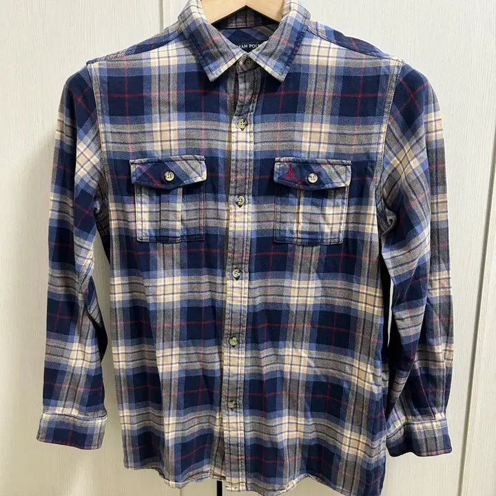[BUNJANG] Beanpole Check Shirt Size 80 / 빈폴 체크 남방ㅡ80사이즈(가슴둘레78cm/키165cm 기준)