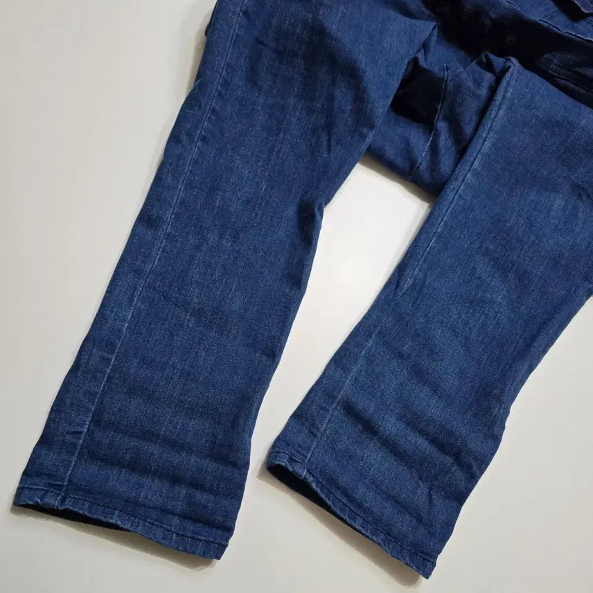[BUNJANG] Denim Rolled-Up Overalls Jumpsuit / 여성의류 데님 롤업 청 오버롤 멜빵 바지 점프수트