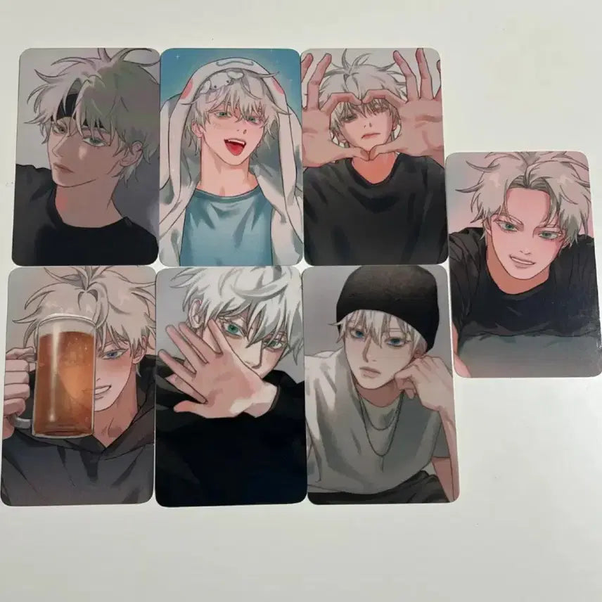 [BUNJANG] Gojo Satoru Cinamoroll Collaboration Pre-order Photocard / 주술회전 포피님 popi님 고죠 시나모롤 프리쿠라 포카 포토카드