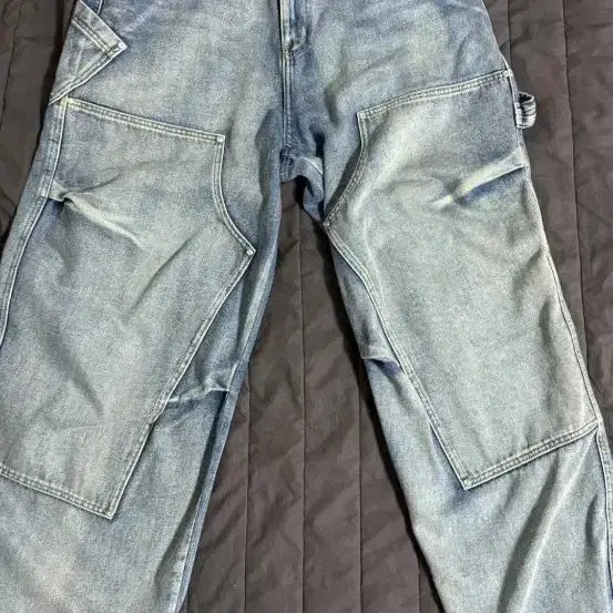 [BUNJANG] 9999Archive Double Knee Denim Pants / [2]9999아카이브 더블니 데님 팬츠