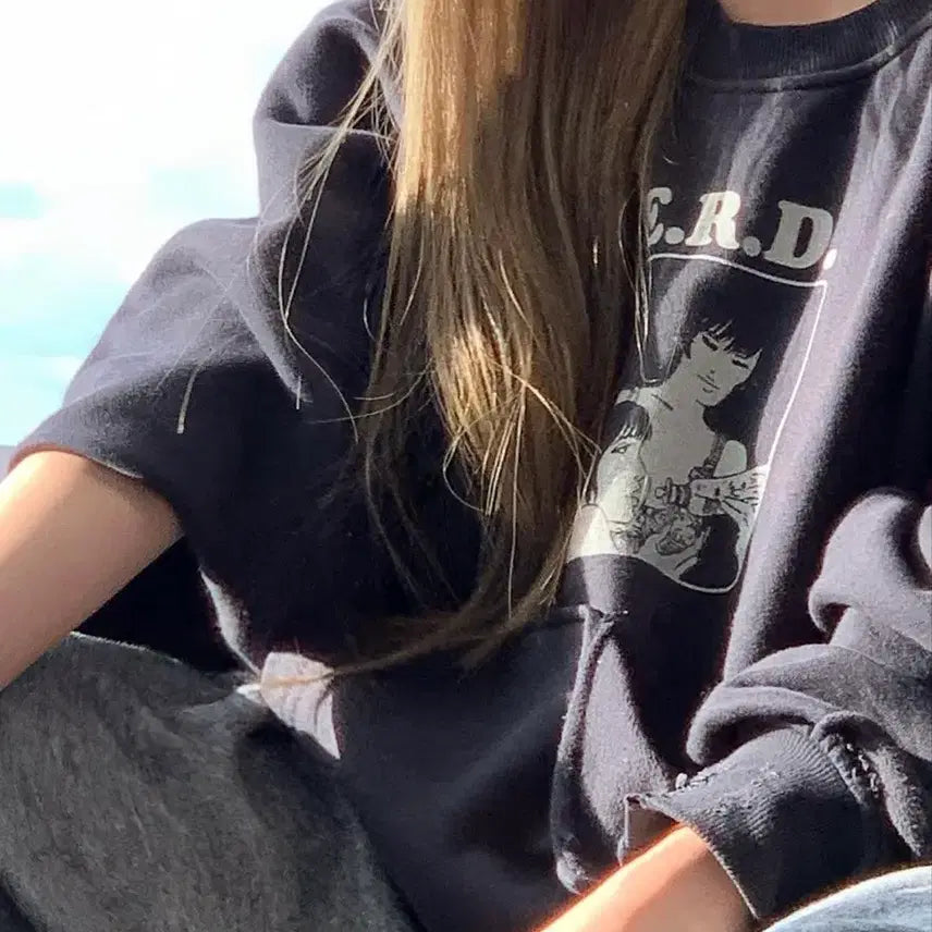 [BUNJANG] Outfit Milk Sweatshirt / 아웃핏 밀크 맨투맨