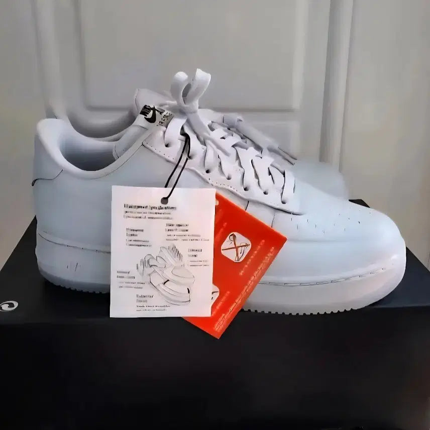 [BUNJANG] Nike Air Force 1 Waterproof Sneaker (Light Silver, 250mm) / (새제품) 나이키 에어포스 워터프루프(방수) 250