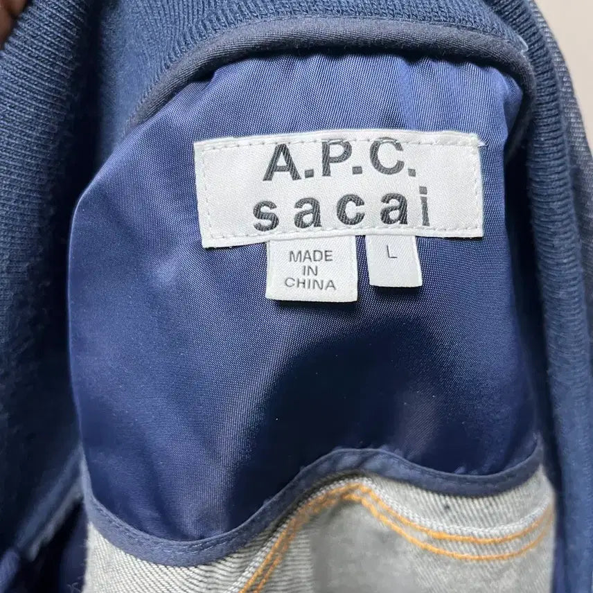 [BUNJANG] A.P.C. x sacai Collaboration Denim Jacket / 아페쎄 사카이