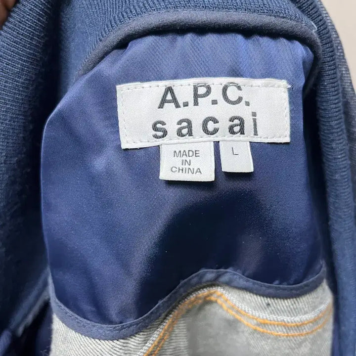 [BUNJANG] A.P.C. x sacai Collaboration Denim Jacket / 아페쎄 사카이