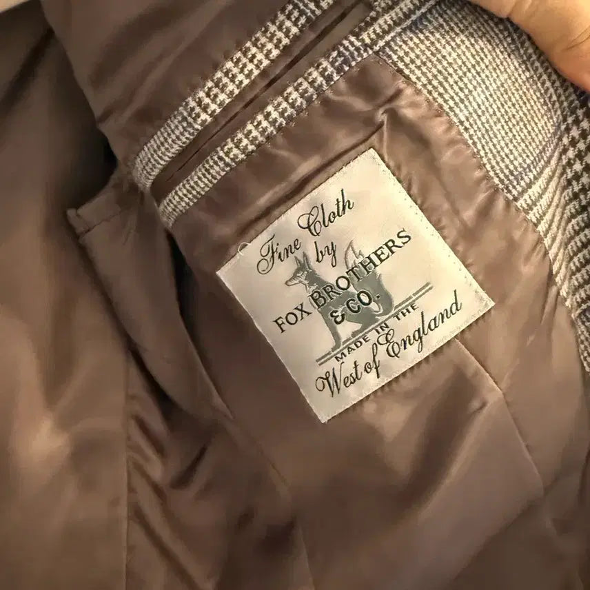 [BUNJANG] Andreas Seoul Fox Brothers Checkered Jacket Size 50 / 안드레아서울 폭스브라더스 체크자켓 50사이즈