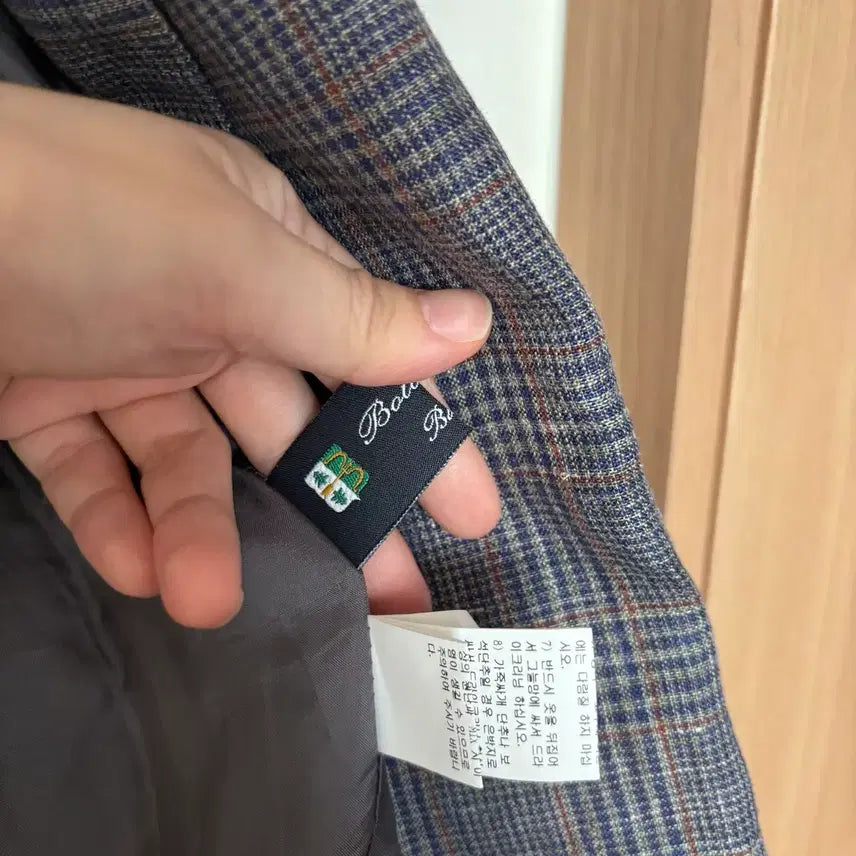 [BUNJANG] TIME Italian Linen Blazer / TIME 타임 79만원대 메인 이태리 린넨 자켓 체크 결혼식 하객룩 출근