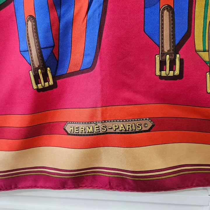 [BUNJANG] Hermes Les Sangles Silk Scarf / 에르메스(Hermes) 실크 빈티지스카프 까레