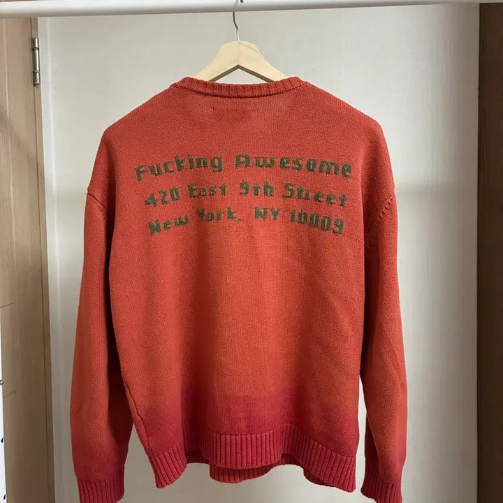 [BUNJANG] Fuckingawesome Liberty Sweater Rust / [M]퍼킹어썸 리버티 스웨터 러스트