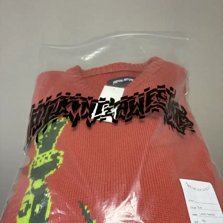 [BUNJANG] Fuckingawesome Liberty Sweater Rust / [M]퍼킹어썸 리버티 스웨터 러스트