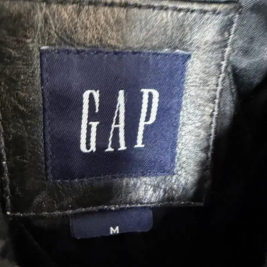 [BUNJANG] Gap Cowhide Leather Jacket / 갭 가죽자켓