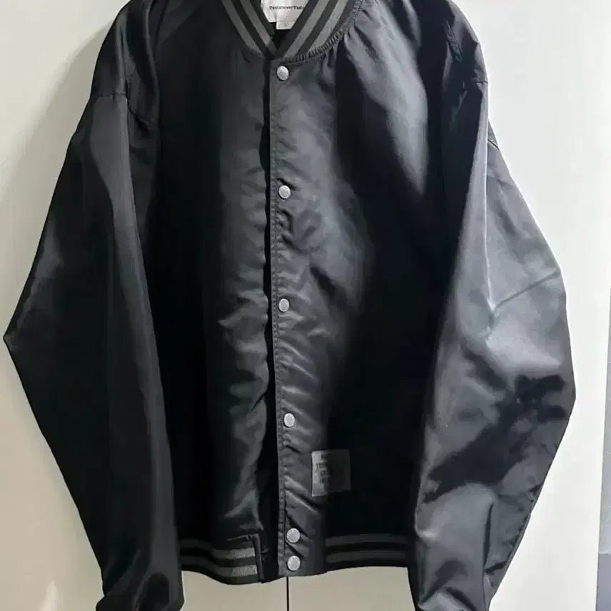 [BUNJANG] Thisisneverthat Satin Varsity Jacket / 디스이즈네버뎃 사틴 바시티자켓