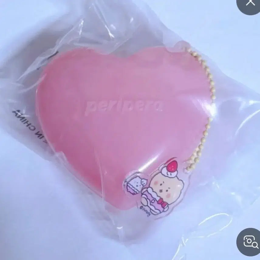 [BUNJANG] Peripera MangGom Heart Holder Keyring / 페리페라 망곰이 하트 홀더 키링