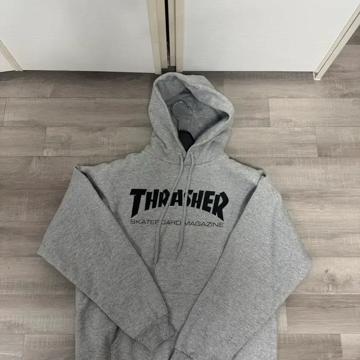 [BUNJANG] Thrasher Grey Hoodie / 트래셔 THRASHER 회색 후드티