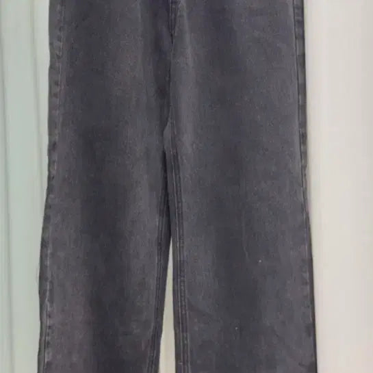 [BUNJANG] Black Washed Denim Pants Straight Fit / 블랙 워싱 데님 팬츠