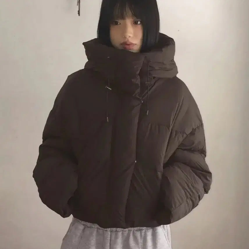 [BUNJANG] Wonder Wonder Bubble Ring Short Hooded Padding / 에이블리 원더원더버블링 아방 웰론 숏 후드 패딩