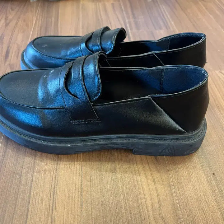 [BUNJANG] Black Loafer Flats Shoes - Size 250 / 검정색 로퍼 단화 신발 250 shoes sneakers