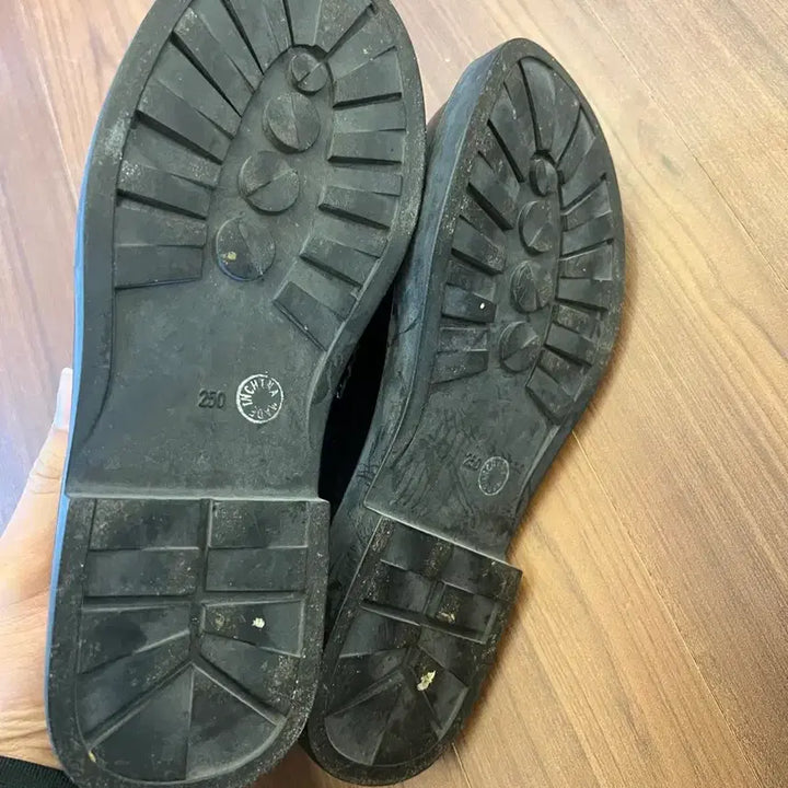 [BUNJANG] Black Loafer Flats Shoes - Size 250 / 검정색 로퍼 단화 신발 250 shoes sneakers