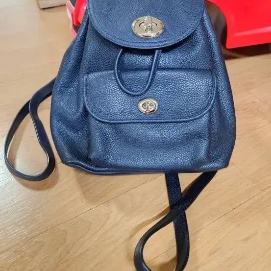 [BUNJANG] Coach Leather Backpack / 코치가죽백팩