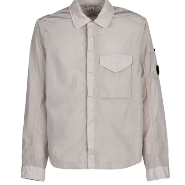 [BUNJANG] CP Company Chrome Overshirt Jacket Pearl Grey / [XXXL] [3XL] CP컴퍼니 씨피컴퍼니 크롬 오버셔츠 자켓 펄그레이