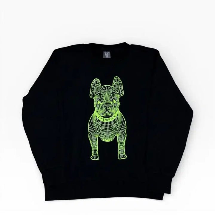 [BUNJANG] LifeWork Bulldog Sweatshirt M / 라이프워크 불독 맨투맨 M