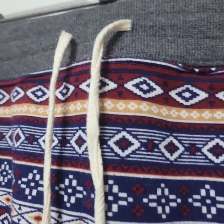 [BUNJANG] Ethnic Pattern Fleece Midi Skirt / 에스닉 패턴 기모치마F
