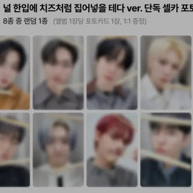 [BUNJANG] ATEEZ D:A:M:A Cheese Version POB Set / 에이티즈 디마뮤 널 한입에 치즈처럼 ver 미공포 세트