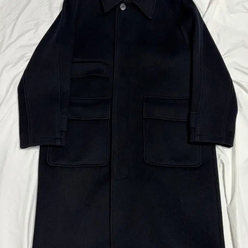 [BUNJANG] Legacy Overfit Balmacaan Coat Navy Size 95 / 레가시 오버핏 발마칸 코트 / 네이비 / 95사이즈