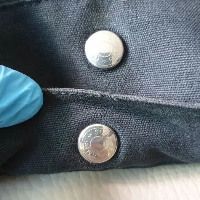 [BUNJANG] HERMES Furuto MM Canvas Tote Bag / HERMES 에르메스 정품 블랙 후루토 MM 캔버스 토트백