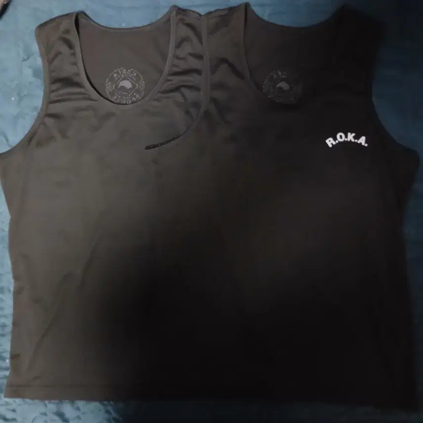 [BUNJANG] ROKA Black Sleeveless Top 2XL / ROKA 검정색 민소매 나시 2XL