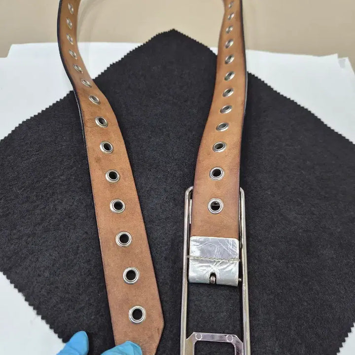 [BUNJANG] DOLCE&amp;GABBANA DG Silver Belt / DOLCE&amp;GABBANA 돌체앤가바나 정품 DG 실버 벨트