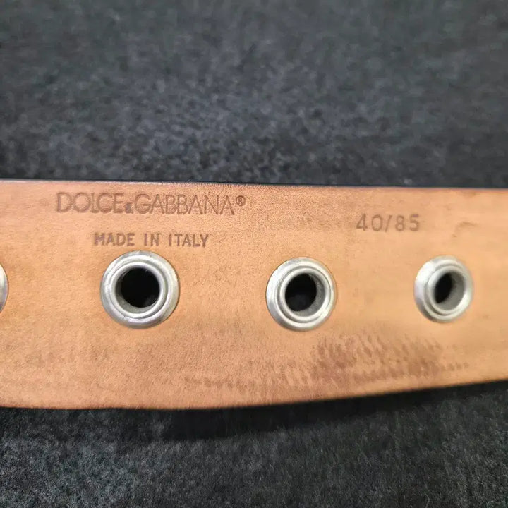 [BUNJANG] DOLCE&amp;GABBANA DG Silver Belt / DOLCE&amp;GABBANA 돌체앤가바나 정품 DG 실버 벨트