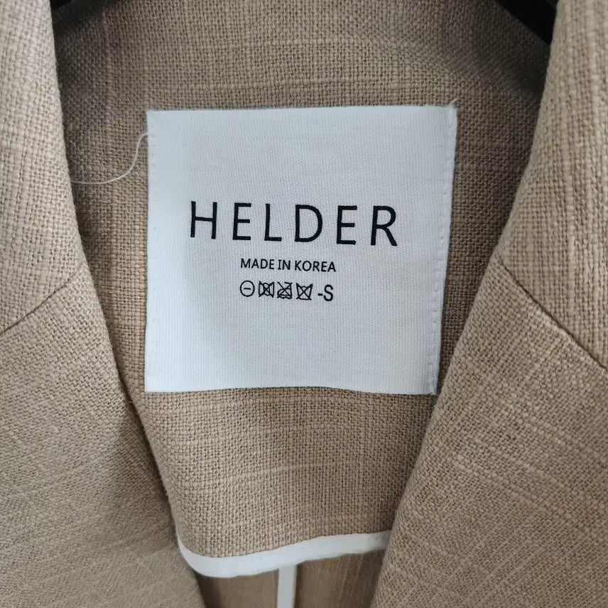 [BUNJANG] Helder Beige 100% Linen Blazer / 헬더 베이지 린넨100 블레이저s 기장 76 팔길이 55 정도